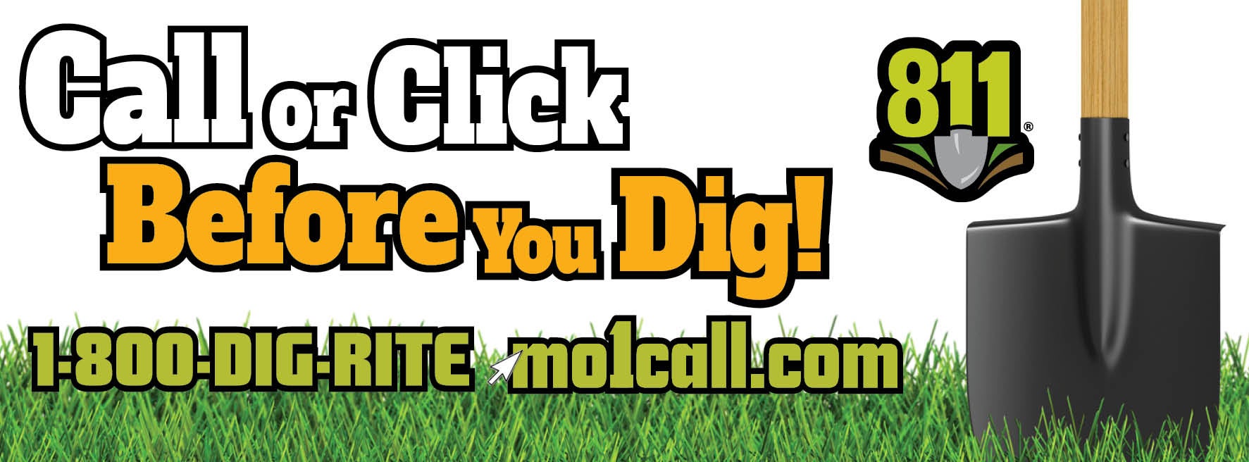 Call 811 before you dig